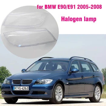 Predné Auto Halogénové Svetlomety Tienidlo Auto Svetlometov Kryt Pre BMW Radu 3 E90 E91 roky 2005-2009