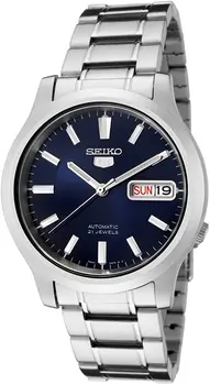 SEIKO 5 pánske automatické hodinky SNK793K1 modrá dial 37mm pás ocele Seiko automatické pánske hodinky modrá dial oceľ náramok