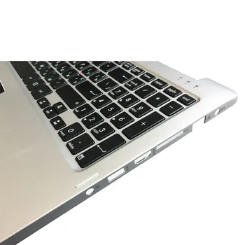 RU/ruská klávesnica Pre notebook ASUS TP500 TP500L TP500LA TP500LB TP500LN strieborná Klávesnica s opierka Dlaní hornej puzdro