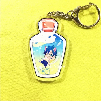 Anime Yowamushi Pedál Keychain Obrázok Bábika Onoda sakamichi Imaizumi Shunsuke Akryl Taška Prívesok Keyring Zberateľskú Darček