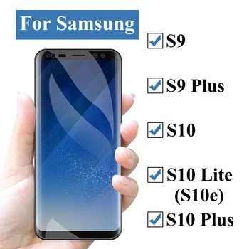 2 ks/veľa Úplné Pokrytie Mäkké Hydrogel Fólia pre Samsung Galaxy Note 8 9 S9 Plus S10E S8 S10 S 10 Screen Protector Nie temperament sklo