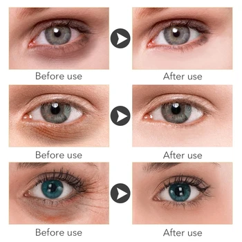 Retinol Oči Repair Cream Hydratačný Proti Starnutiu Hladké Odstrániť očami Kruhy Tašky Nikotínamid Starostlivosti o Pleť Malé Hnedé Fľaša 20 G