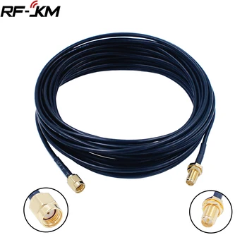 RP SMA Samec na RP SMA Samica Predlžovací Kábel Pre WIFI Anténa RF Konektor pre Kábel RG174