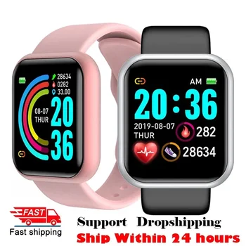 D20 Smart Hodinky Mužov Krvný Tlak Nepremokavé Smarth Sledovať Ženy Srdcového tepu Fitness Sledujte Šport Tracker Pre Android a IOS