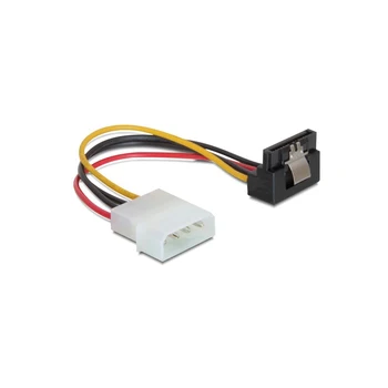 Molex 4 Pin IDE na SATA 15 Pin HDD Napájací Adaptér Kábel ,SATA 15 kolíkový s kovovú sponu, Napájací Kábel