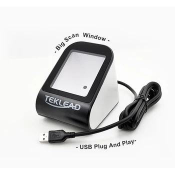 Snímač čiarových kódov 1D 2D Káblové USB Mini Veľkosť QR Bar Code Reader Jednoduchá Inštalácia pre Windows