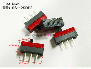 Originál nové SS-12SDP2 3pin 2 gear posuvný prepínač prepínač 0.1A28V