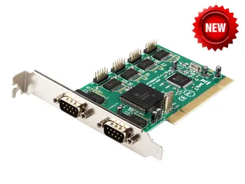 PCI Viacportová Sériové Card Sériový port RS232 6 COM port 9-pin zariadenia PCI karta priemyselná expanzia Moschip 9865 chipset win10
