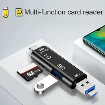 Čítačka kariet USB 2.0 Multi-function ABS Mini Údaje Vysielača pre TF Karty