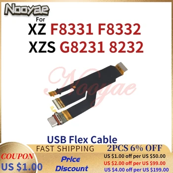 Najlepšie Pre Sony Xperia XZ F8331 F8332 / XZS G8231 G8232 USB Dock Nabíjací Port Konektor pre Nabíjačku Flex Kábel Doska