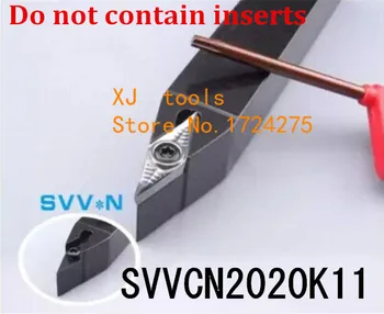 SVVCN2020K11 20*20 mm Kovové Sústruh Rezné Nástroje Sústruh Stroj CNC Sústružníckych Nástrojov na Vonkajšie Sústruženie Držiaka Nástroja S-Typ SVVCN