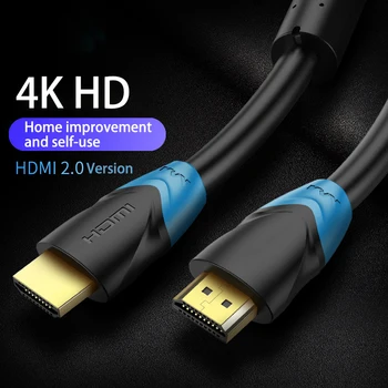 4k kompatibilný s HDMI Kábel, Verzia 2.0 Line HDMI na HDMI Prepínač Splitter Kábel 1m 2m 5m 10 m 12 m 15m Audio Video Adaptér, Kábel