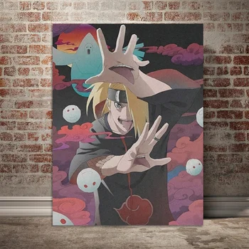 Domáce Dekorácie Plátno Anime Úlohy Maľovanie Deidara Akatsuki Obrázky Wall Art Hd Vytlačí Modulárny Plagát Na Obývacia Izba