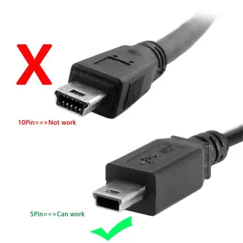 Chenyang Mini USB USB 2.0 Kábel usb 5Pin Mužov a Žien Hi Speed Rozšírenie Adaptér Kábel Kábel, 50 cm 150 cm