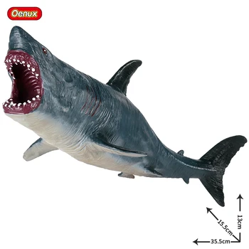 Oenux Tichom Modely Zvierat Hračky Savage Megalodon Beluga Veľký Žralok Modrá Veľryba Simulácia Akčné Figúrky Vzdelávacie Hračky pre Deti,