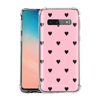 Roztomilý Láska Srdce Telefón puzdro pre Samsung Galaxy S20 FE S10 S9 S8 Poznámka 10 Lite Plus 9 S10e 20 Ultra 5G Airbag Mäkké Pokrytie