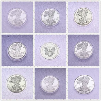 Nové 2000--2021 American Eagle Slobody Strieborné Mince (1 oz Jemné Strieborné Zberateľské Amerike Mince Nový Rok Darček Jemné Kolekcie