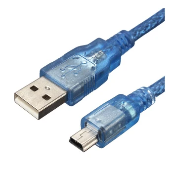 Nový USB 2.0 Muž na Mini USB B 5pin Muž Dátový Kábel Kábel Adaptéra Prevodník 1 METROV