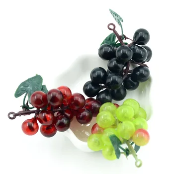 Lacné 3ks / 7 cm umelých plastických simulácia ovocia, viniča, svadobné dekorácie domácej kuchyni Vianočný darček klip príslušenstvo