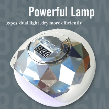 42LEDs UV Lampa LED Lampa na Nechty, Vysoký Výkon Pre Nechty Všetky Gel Polish Nechty, Vlasy Rýchle Vytvrdnutie Gélu poľský Lampa pre Manikúru Stroj