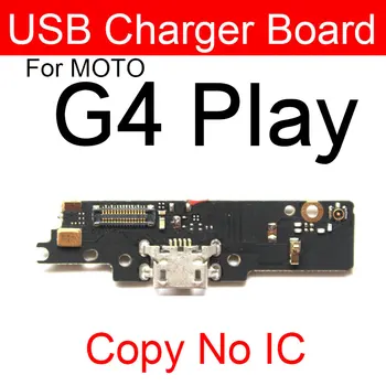 USB Nabíjací Port Dock Rada Pre Motorola MOTO G4 Hrať Nabíjanie Konektor pre Nabíjačku Flex Kábel Dosky Nahradenie Opravy Dielov