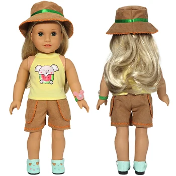 18-Palcové Americký Og Dievča Bábiku Šaty 43 cm Baby Doll Oblečenie Hračky Nosia Deti Dievča Dary
