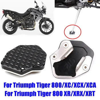 Motocykel Stojan Bočný Stojan Podporu Doska Pad Zväčšiť Rozšírenie Podložky Pre Triumf Tiger 800 XC XCx XCa XR XRx XRt Príslušenstvo