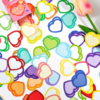 45 ks/box Candy Love Série Dekoratívne Papiernictvo Plánovač mini Nálepky Scrapbooking DIY Denník Album Stick vyhl ' adajte