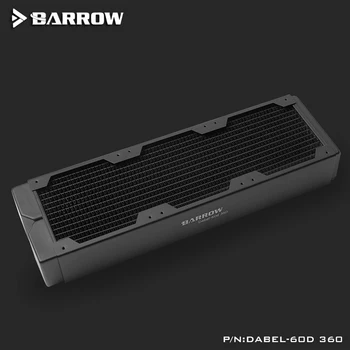 Barrow Počítač Radiátor Podporu 120MM Ventilátor Chladenia Vodou Nástroj Pretaktovanie CPU Chladič Dabel-60d 360 60 MM Hrúbka Červená Meď