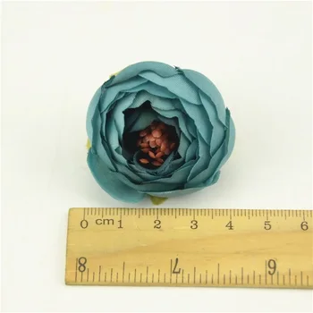 5 ks 4cm Mini Hodváb Rose Bud Umelé Scrapbooking Kvet Hlava Pre Svadobné Dekorácie DIY Veniec Darček Plavidlá Kvet Príslušenstvo