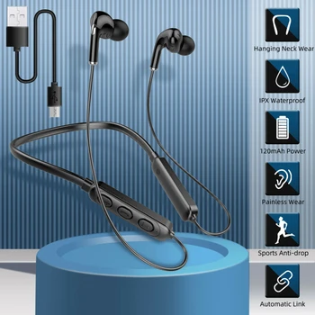 Športové Bluetooth Slúchadlá Stereo Bass Bezdrôtové Slúchadlá Neckband Moc Slúchadlá Slúchadlá Pre Iphone Huawei Xiao Slúchadlá