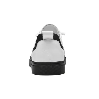 Originálne Kožené Topánky Bežné Tenisky Mužov Topánky Pohodlné Kvalitné Kožené Topánky Mužov Kórejská Verzia Biele Topánky