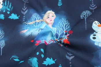 Disney Princezná Anna Elsa Olaf Duchov Prírody Bavlnenej Tkaniny na Dievča Oblečenie Hometextile Vankúš Vyšívanie, urob si sám