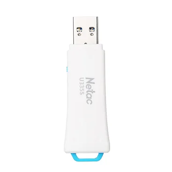 Netac Napísať Ochranu Bezpečnosti USB Flash Disk USB 3.0, 128GB U335S Biele Pero Jednotky Plastové Memory stick Skladovanie Chránené kl ' úč