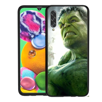 Silikónové Krytie Marvel Hulk Avengers Pre Samsung Galaxy A90 A80 A70 A60 A40 A50 A30 A20S A20E A10 A10S Telefón Prípade