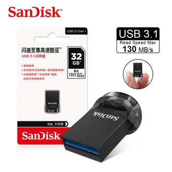 SanDisk SDCZ430 USB 3.1 Gen 1 Flash 256 GB 128 GB 64 GB 32 GB, 16 GB Pero Disk Mini Memory Stick kl ' úč U Diskov Palec Disky