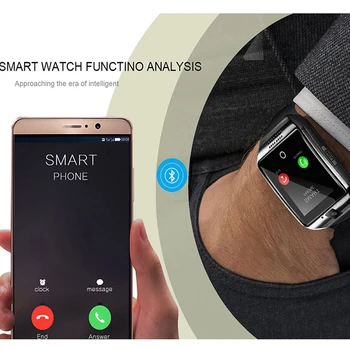Q18 Bluetooth Pripojenie Mužov Smart Hodinky So Sim TF Karty Fotoaparát Smartwatch Ženy Náramkové hodinky Šport Krokomer Vodotesné Hodinky Fit