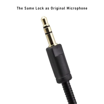 Náhradné Aux 3,5 mm TRS Mikrofón Mikrofón Pásy pre Razer Electra V2 USB 7.1 Priestorový Zvuk Herné Slúchadlá Slúchadlá Slúchadlá