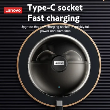 Originálne Lenovo LP80 TWS Bezdrôtové Bluetooth Slúchadlá 9D HIFI Zvuk Mini Slúchadlá s Mikrofónom pre iPhone Xiao Slúchadlá Slúchadlá