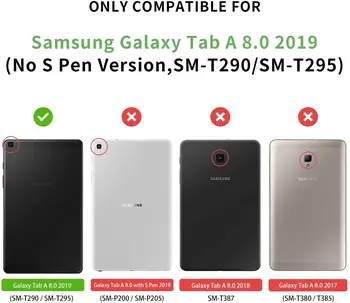 Deti Bezpečný obal Pre Samsung Galaxy Tab A8 2019 SM-T290 SM-T295 Tablet EVA Shockproof Ručné Kryt Funda Pre Samsung Galaxy 8