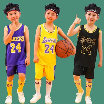Nová Basketbal Jednotné Vyhovovali Deti Outdoor Oblečenie Chlapci Vesta bez Rukávov Mládež Vesta Basketbal Šortky Vyhovovali Chlapci Športové oblečenie