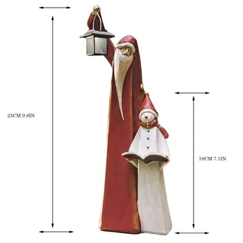 Zima Sa-prichádza Snehuliak Plastika S Solárne Svietidlo Gnome Vianočné Anonymný Bábika Veselé Vianočné Dekorácie Pre Domov