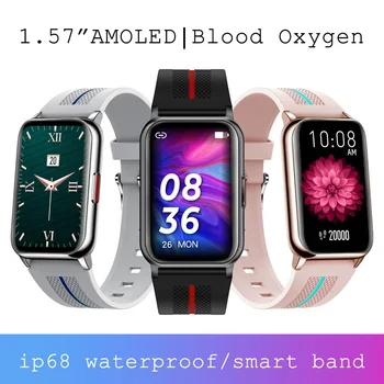 Smart Band 6 Sledovať Fitness Tracker Náramok Nepremokavé Smartwatch Srdcového tepu Kyslíka v Krvi, OLED Obrazovky Pre Huawei Xiao
