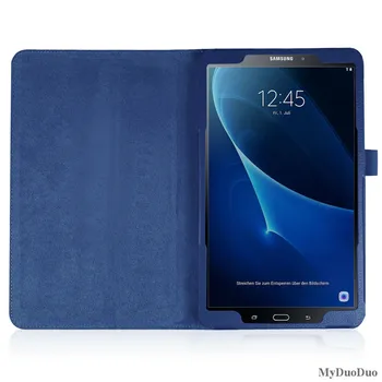 Capa Prípad Tabletu Samsung Galaxy Tab A6 10.1 2016 SM-T580 SM-T585 kryt PU kože Flip Stojan Tab 10.1