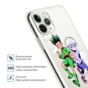 Anime Hunter X Hunter Jasné, Telefón puzdro Pre iPhone SE 2020 13 12 11 Pro mini XR X XS MAX 7 8 6 Plus Mäkké Silikónové Zadný Kryt, Taška