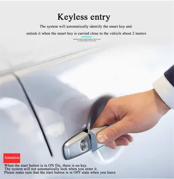 Univerzálny Automatický Keyless Entry System Auto Štart a Stop Tlačidlá Keychain Auta Strednej zámky Dverí s Diaľkovým ovládaním