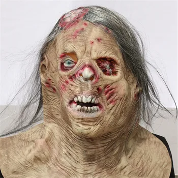 Horor Pokrývky Hlavy, Maska Halloween Strašidelné Zombie Maškaráda Strašidelný Dom Tajnej Miestnosti Zombie Zložité Rekvizity