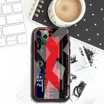 Cool Červená Toolbox Milwaukees Telefón Prípade Tvrdeného Skla Pre iPhone 13 12 Mini 11 Pro XR XS MAX 8 X 7 Plus SE 2020 kryt