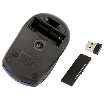 2,4 GHz Bezdrôtová Myš, 1600DPI Prenosné Inteligentné Herné Myši Optické Koľajových Hráč Myši USB Prijímač pre PC Prenosný Počítač