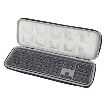 Cestovné Pevného Klávesnice Skladovanie Prípade Nepremokavé EVA Ochranné puzdro Pre Logitech MX Kľúče Advanced Wireless Illuminated Keyboard